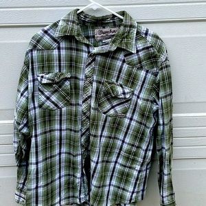 Vintage wrangler Pearl snap